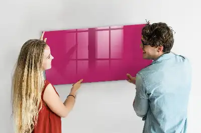 Magnettafel beschreibbar in intensivem Rosa
