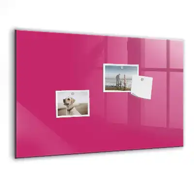 Magnettafel beschreibbar in intensivem Rosa