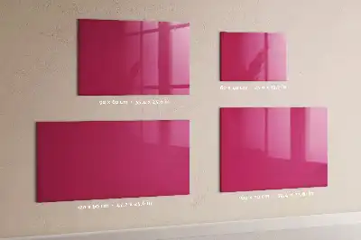 Magnettafel beschreibbar in intensivem Rosa