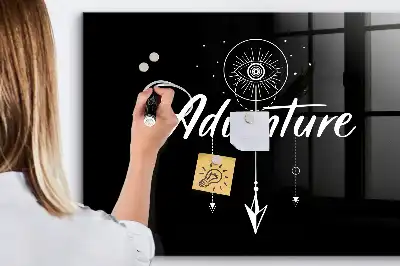 Magnettafel beschreibbar Motiv Abenteuer