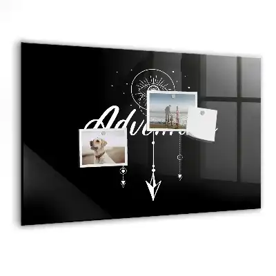 Magnettafel beschreibbar Motiv Abenteuer
