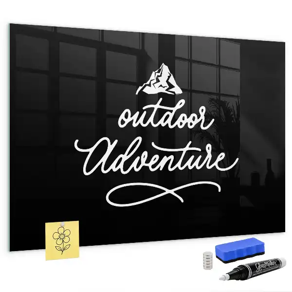 Magnettafel beschreibbar für das Outdoor-Abenteuer