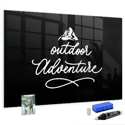 Magnettafel beschreibbar für das Outdoor-Abenteuer