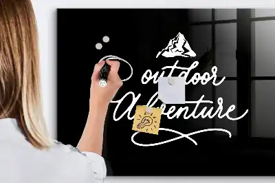 Magnettafel beschreibbar für das Outdoor-Abenteuer