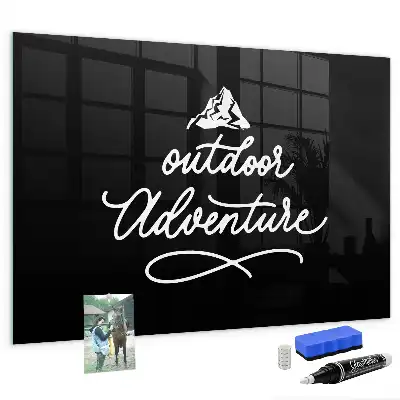 Magnettafel beschreibbar für das Outdoor-Abenteuer