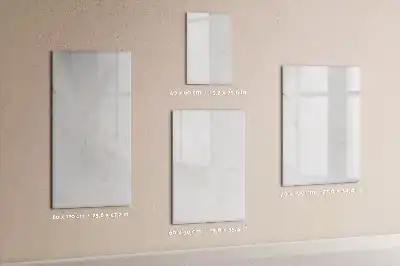 Beschreibbare Magnettafel in elegantem Marmor-Design