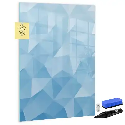 Magnettafel beschreibbar mit Dreieck-Abstraktion