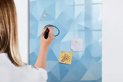 Magnettafel beschreibbar mit Dreieck-Abstraktion