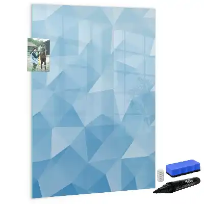 Magnettafel beschreibbar mit Dreieck-Abstraktion