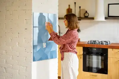 Magnettafel beschreibbar mit Dreieck-Abstraktion