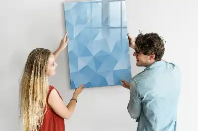 Magnettafel beschreibbar mit Dreieck-Abstraktion