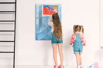 Magnettafel beschreibbar mit Dreieck-Abstraktion