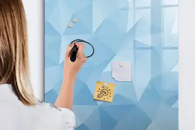 Magnettafel beschreibbar mit Dreieck-Abstraktion