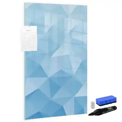 Magnettafel beschreibbar mit Dreieck-Abstraktion