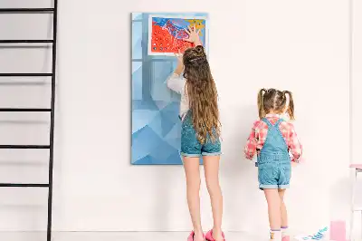 Magnettafel beschreibbar mit Dreieck-Abstraktion