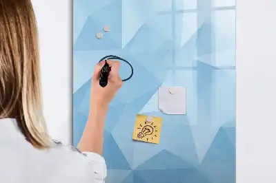 Magnettafel beschreibbar mit Dreieck-Abstraktion