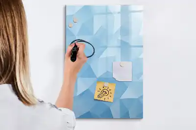 Magnettafel beschreibbar mit Dreieck-Abstraktion