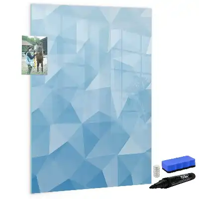 Magnettafel beschreibbar mit Dreieck-Abstraktion
