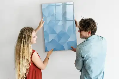 Magnettafel beschreibbar mit Dreieck-Abstraktion