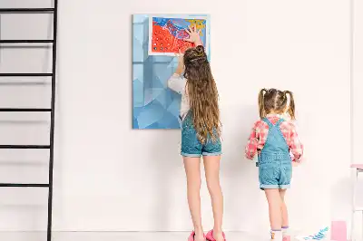 Magnettafel beschreibbar mit Dreieck-Abstraktion
