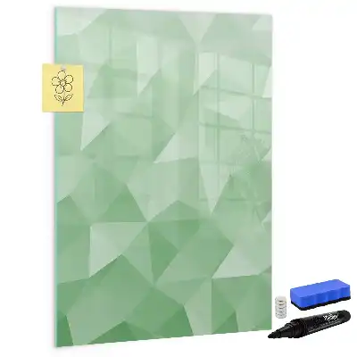 Magnettafel beschreibbar mit Dreieck-Abstraktion
