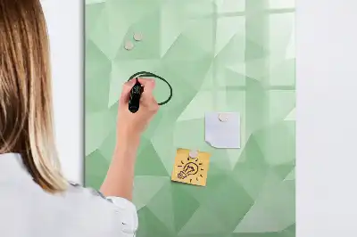 Magnettafel beschreibbar mit Dreieck-Abstraktion