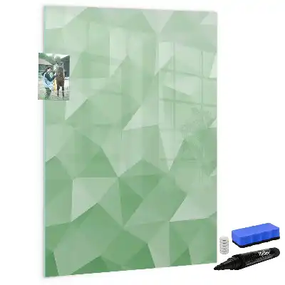 Magnettafel beschreibbar mit Dreieck-Abstraktion