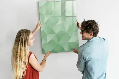 Magnettafel beschreibbar mit Dreieck-Abstraktion