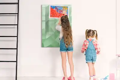 Magnettafel beschreibbar mit Dreieck-Abstraktion