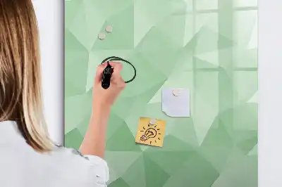 Magnettafel beschreibbar mit Dreieck-Abstraktion