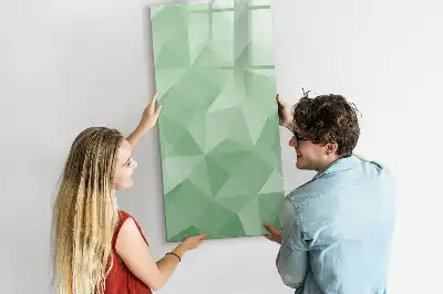 Magnettafel beschreibbar mit Dreieck-Abstraktion