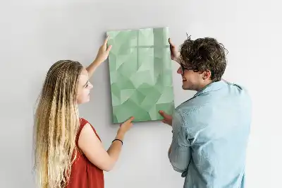 Magnettafel beschreibbar mit Dreieck-Abstraktion