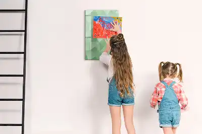 Magnettafel beschreibbar mit Dreieck-Abstraktion