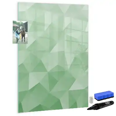 Magnettafel beschreibbar mit Dreieck-Abstraktion