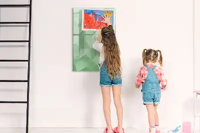 Magnettafel beschreibbar mit Dreieck-Abstraktion