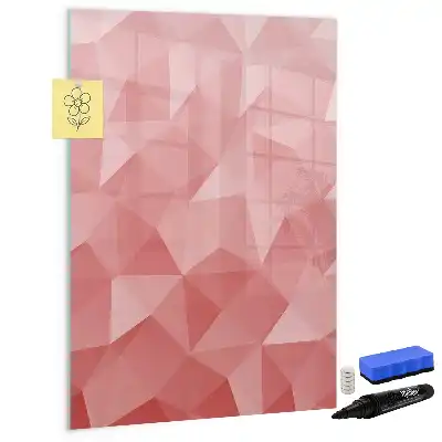 Magnettafel zum Schreiben mit Dreieck-Abstraktion