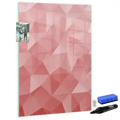 Magnettafel zum Schreiben mit Dreieck-Abstraktion