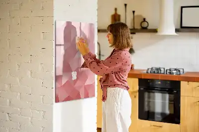 Magnettafel zum Schreiben mit Dreieck-Abstraktion