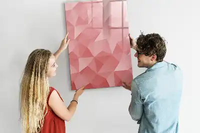 Magnettafel zum Schreiben mit Dreieck-Abstraktion
