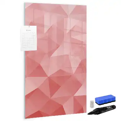 Magnettafel zum Schreiben mit Dreieck-Abstraktion