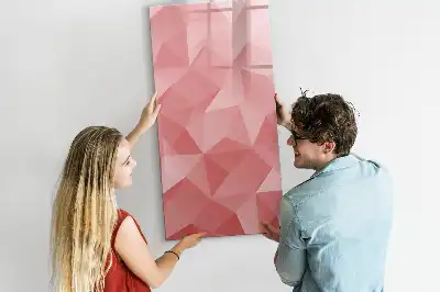 Magnettafel zum Schreiben mit Dreieck-Abstraktion