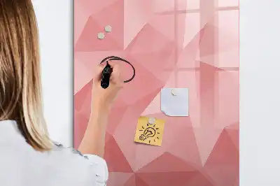 Magnettafel zum Schreiben mit Dreieck-Abstraktion