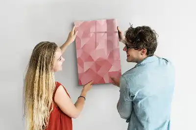 Magnettafel zum Schreiben mit Dreieck-Abstraktion