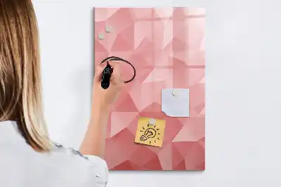 Magnettafel zum Schreiben mit Dreieck-Abstraktion