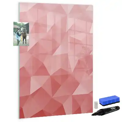 Magnettafel zum Schreiben mit Dreieck-Abstraktion