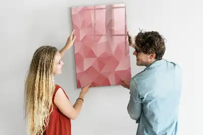 Magnettafel zum Schreiben mit Dreieck-Abstraktion