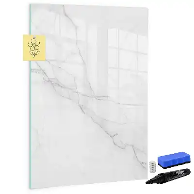Magnettafel beschreibbar in Dekormarmor-Optik
