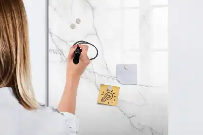 Magnettafel beschreibbar in Dekormarmor-Optik