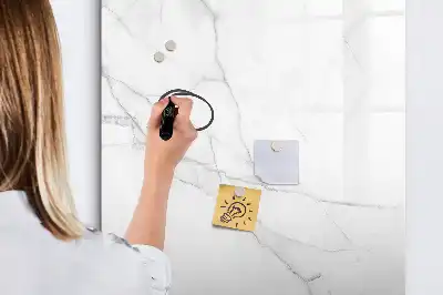 Magnettafel beschreibbar in Dekormarmor-Optik