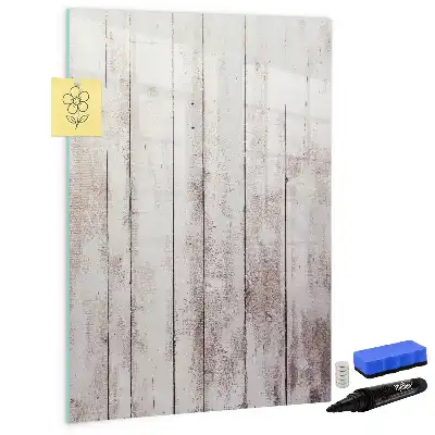 Magnettafel aus Holz zum Schreiben